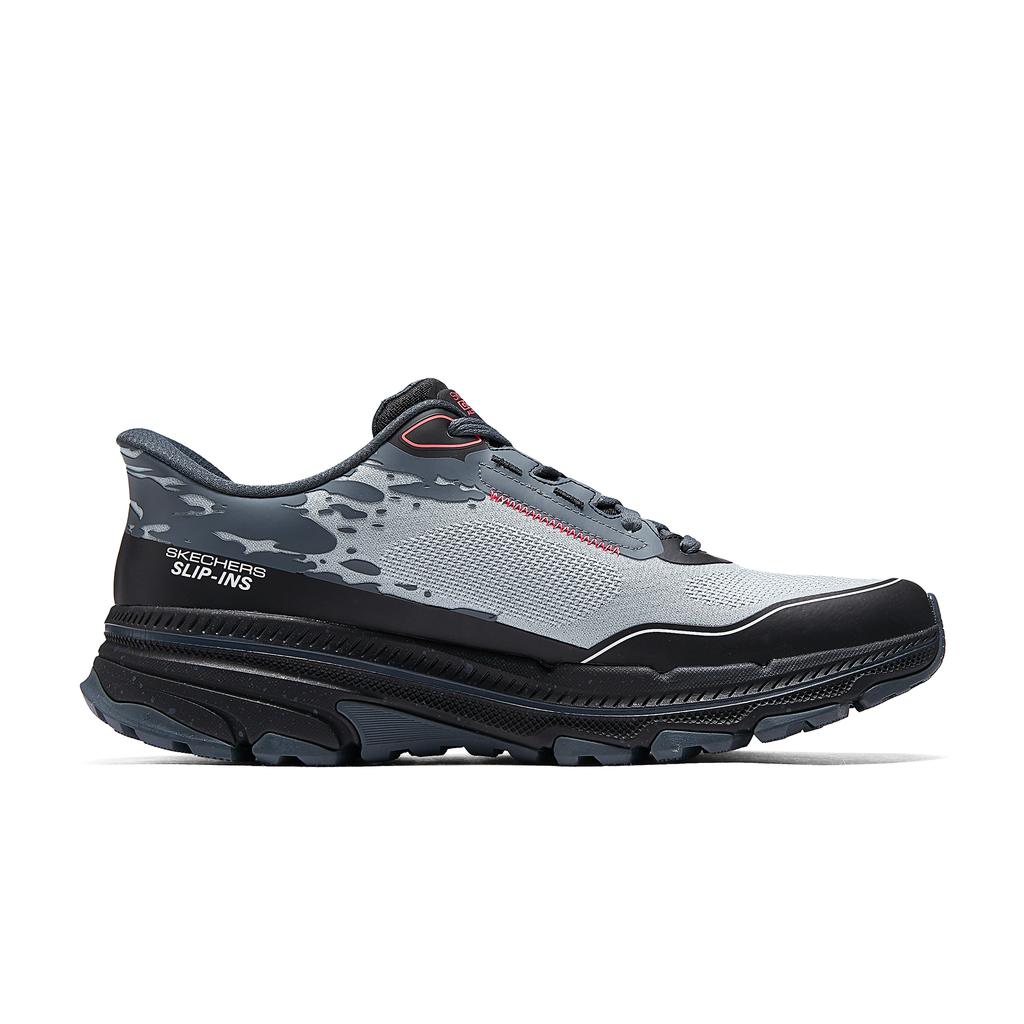 Skechers Go Run Trail Altitude 2.0 Bequem Vielseitig Stoßdämpfend Atmungsaktiv Niedrig geschnitten Outdoor Funktionelle Schuhe Herren Sneaker Grau Blau 220761-SLT