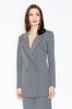 Oversized Women' Jacket - Double-breasted Jacquard Women' Jacket M437 Size