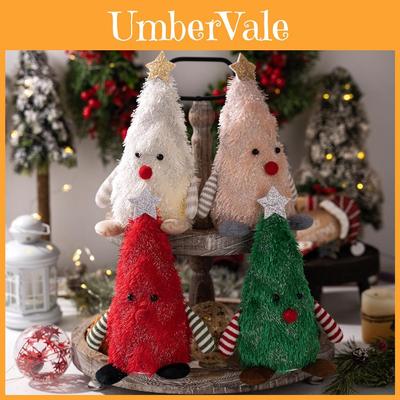 Christmas Tree Figurine With Led Lights For Holiday Decor And Festive Tabletop Display