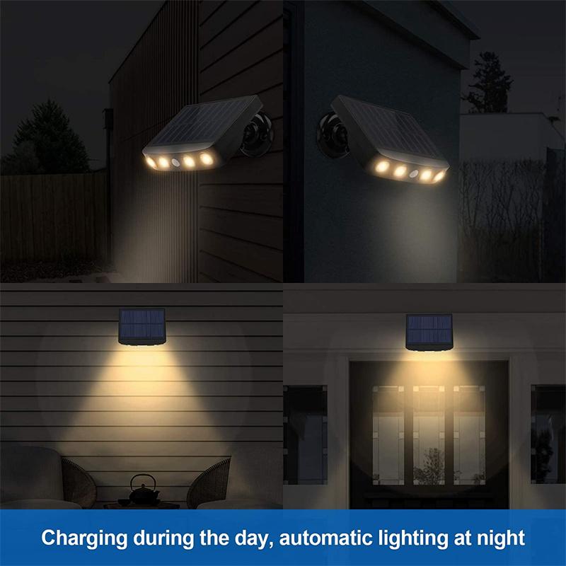 Neu Solar Lichter Outdoor Home Hof Rasen Garten Wand Lichter Ländlichen Außen Beleuchtung Induktion