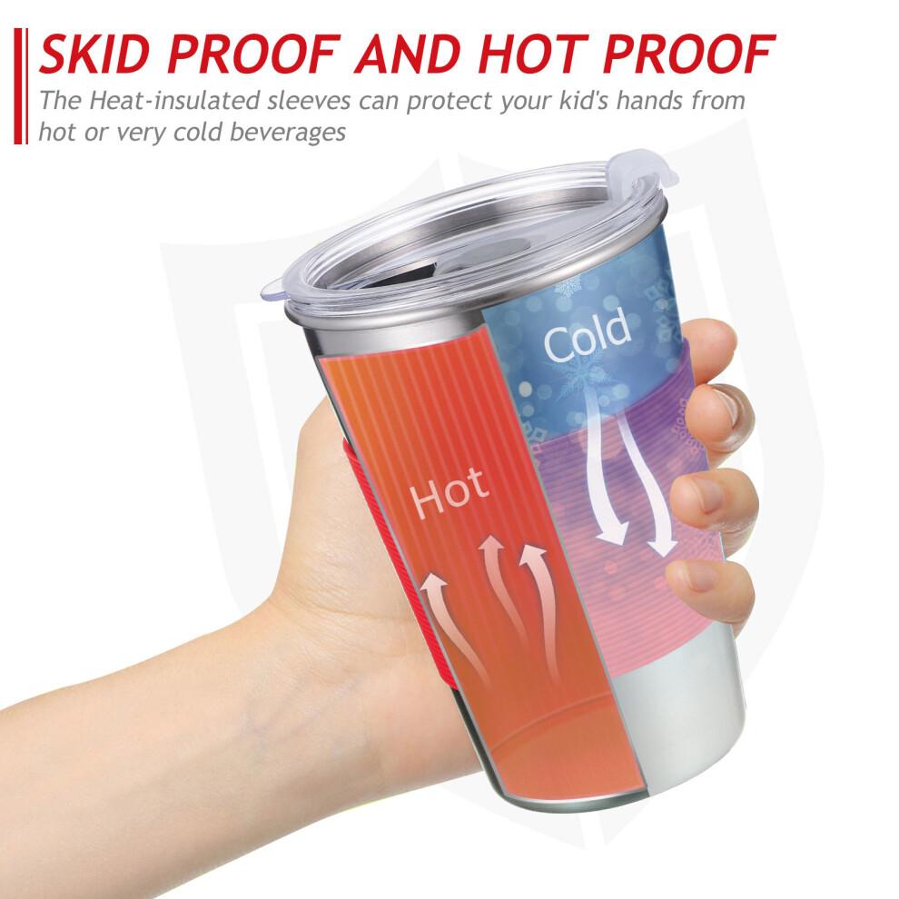 Kids Stainless Steel Sippy Cup With Straw Lid 500ml