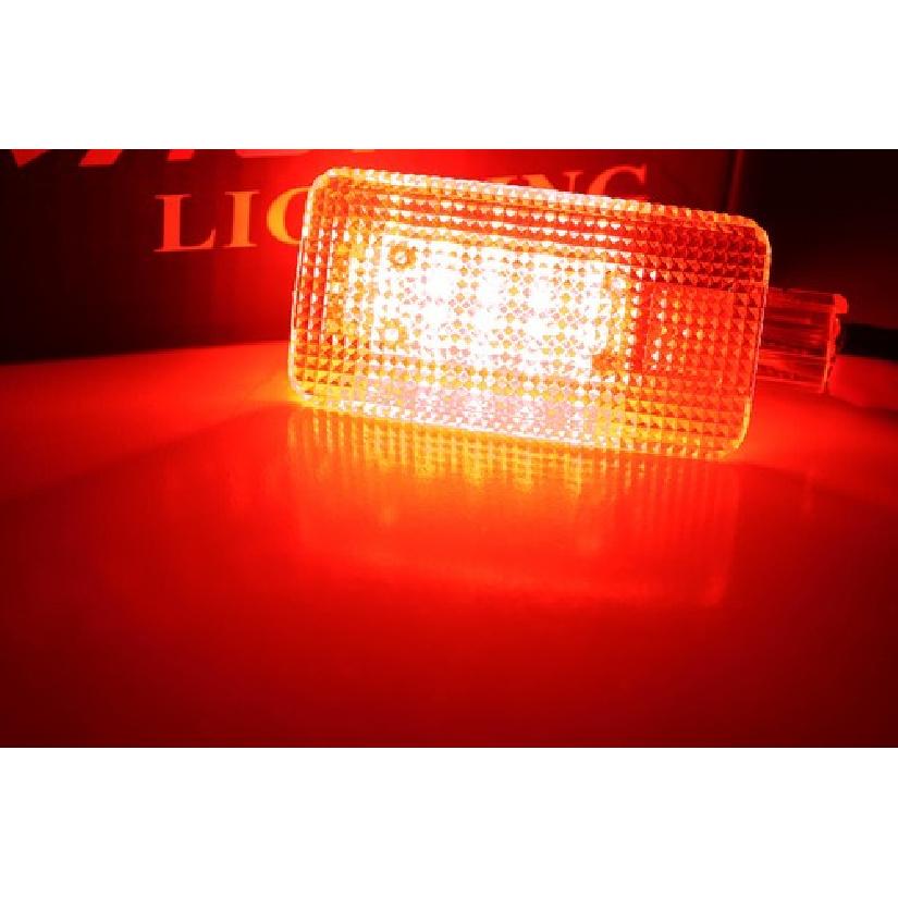 (1) 2W High Power Blue Full LED Trunk Cargo Area Light Assembly For Lexus Toyota