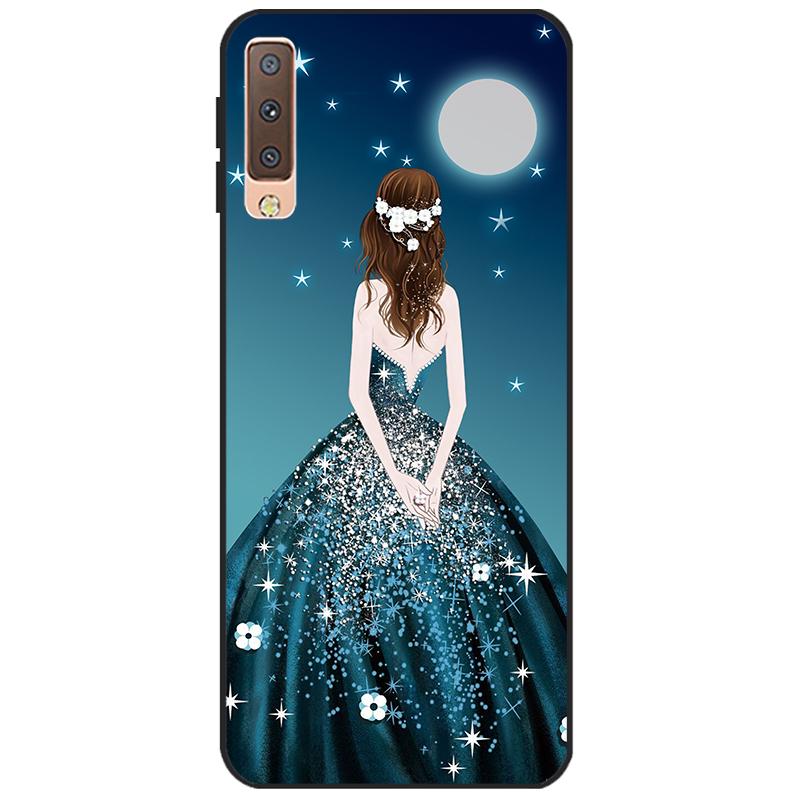 For Phone Case Samsung Galaxy A7 2018 Case Bumper Soft TPU Silicone Coque Back Cover For Samsung A7 2018 A750 A750F Case Fundas