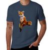 Stoned Fox The Taxidermy Fox Meme Tshirt Basic Daily Outfit Short Sleeve Tee Tshirt