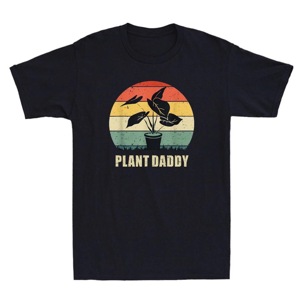 Plant Daddy Nature Botanical Gardener Plant Dad Gardening Vintage Men s T-Shirt XXXL