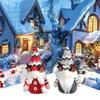 24PCS Countdown Calendar Advent Christmas Gnome 24 Days Countdown Calendar Collectible Home Decor Plush Toys for December
