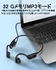 Bone Conduction Swimming Sports Wireless Bluetooth MP3 IPX8 Waterproof for Running Headphones, Headphones, Open-Ear Earbuds, 5.4, Built-in Player,