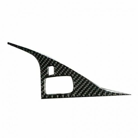 Carbon Fiber Interior Gear Shift Drive Panel Cover For Infiniti Q50 Q60 2014-19