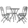 Vidaxl 5-Piece Garden Furniture Set, Metal Mesh, Anthracite