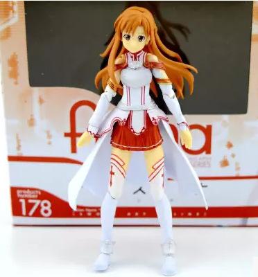 Figma Anime Sword Art Online 15cm Ausna kirigaya kazuto Actionfigur im Karton Spielzeug