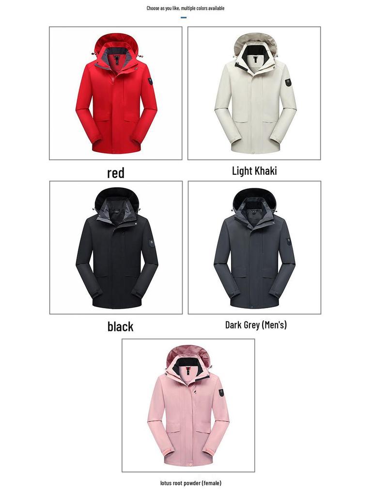 Spring Outdoor Waterproof Windbreaker - Men's & Women's Jacket, Windproof, Lightweight, Customizable Logo Available