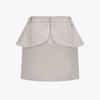 FAIRLIAR GOLF Lace-Trimmed Flap Skirt (Beige)