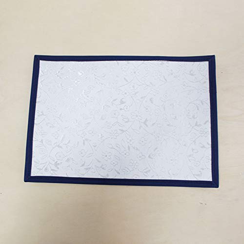 Small Cherry Blossom Pattern Buddhist Altar Mat, 2 shaku (1.5 ft), for Buddhist Altars, Buddhist Altar Mats, and Buddhist Altar Accessories (Blue)