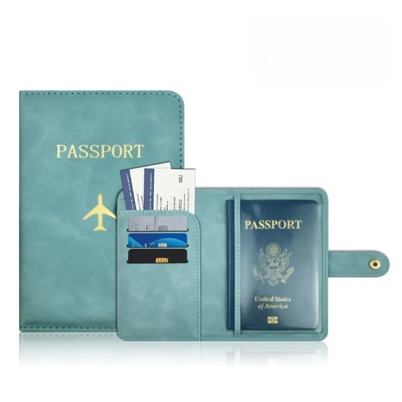 Airplane Hasp Passport Clip Multi Card Slots Passport Cover Id Card Holder Credit Card Holder Passport Holder Travel Accessories