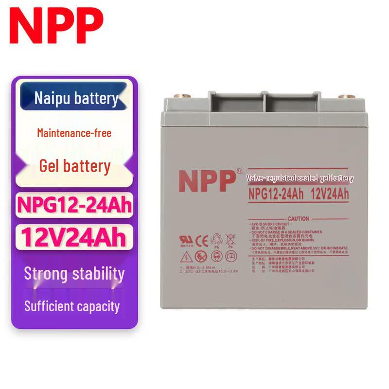 NPP NPG12-24 12V 24AH Lead-Acid Gel Battery