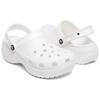 Crocs Classic Platform Clog EVA Comfortable Versatile Classic Breathable Thick Sole Increased Height Clogs Women clogs White 206750