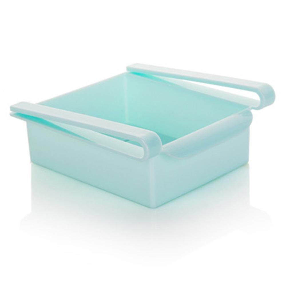 Sliding Pull-Out Fridge Drawer Organizer PP Plastic Storage Bins For Fridge Shelf