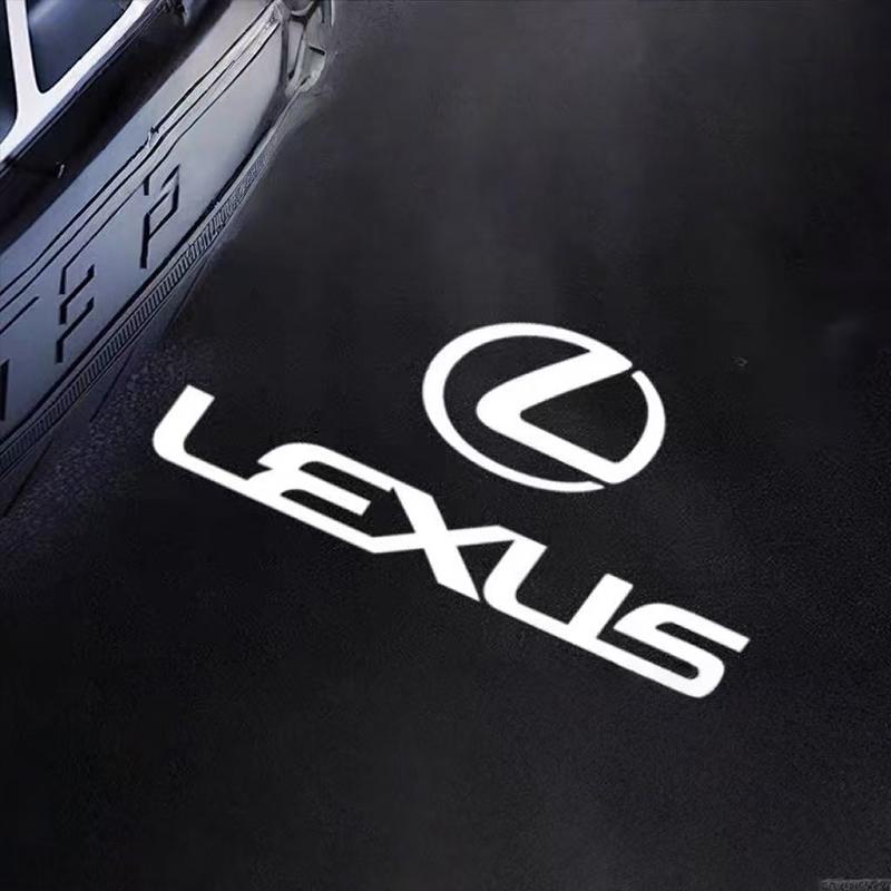 2Pcs LED Car Door Projector Logo High Definition Welcome Light For Lexus RX300 IS200 IS250 ES350 Ct200h UX250h LX570 LS430 LS460