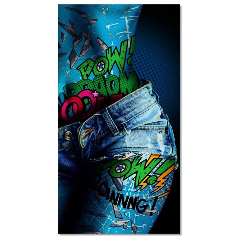 

Граффити Крутая Девушка Настенный Арт Постер Сексуальная Женщина Абстрактная Модная Фреска Современный Домашний Декор Холст Живопись Картины Принт Украшения 20x40cm Unframed