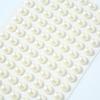 1 Blatt Weiße Perlen Gesichtsschmuck Aufkleber Selbstklebend Perlen Lidschatten Kristalle Abziehbilder Dekoration DIY Glitzer Gesichtsschmuck Schieber