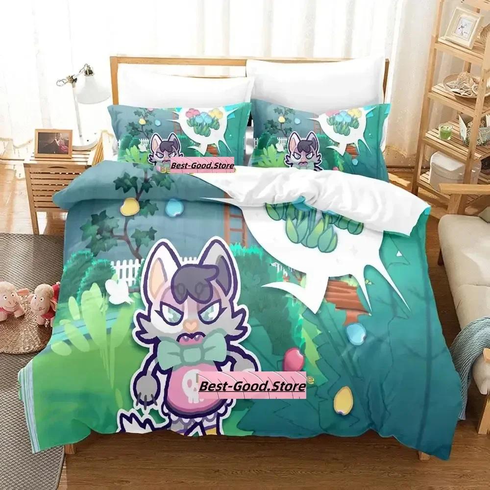 Här kommer Niko! Sängklädesset Enkelt Twin Full Queen King Size Sängset Vuxen Barn Sovrum Påslakanset Anime parure de lit Säng