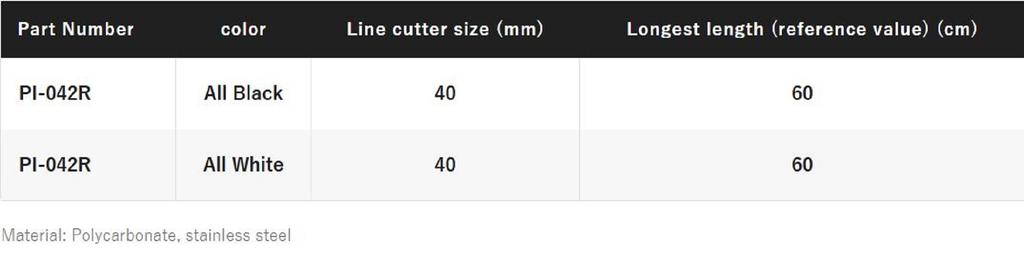 Shimano PI-042R Hook on Reel Twin Clip with Nipper 65cm Black (6314)