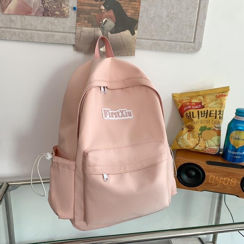 Pattern Youth Letter Fashion Backpack With Laptop Pocket For Commuting Daily