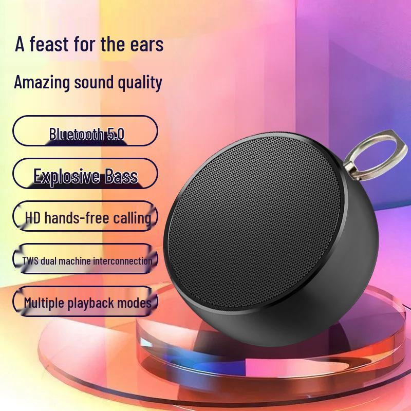 BS02 Wireless Bluetooth Speaker with HiFi Surround Sound and Subwoofer