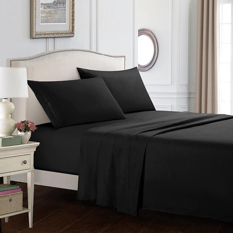 Breathable Bedding Set Cotton Bed Sheet Fitted Bed Sheets Flat Sheet Bedding Set Fitted Bed Sheet&Twin
