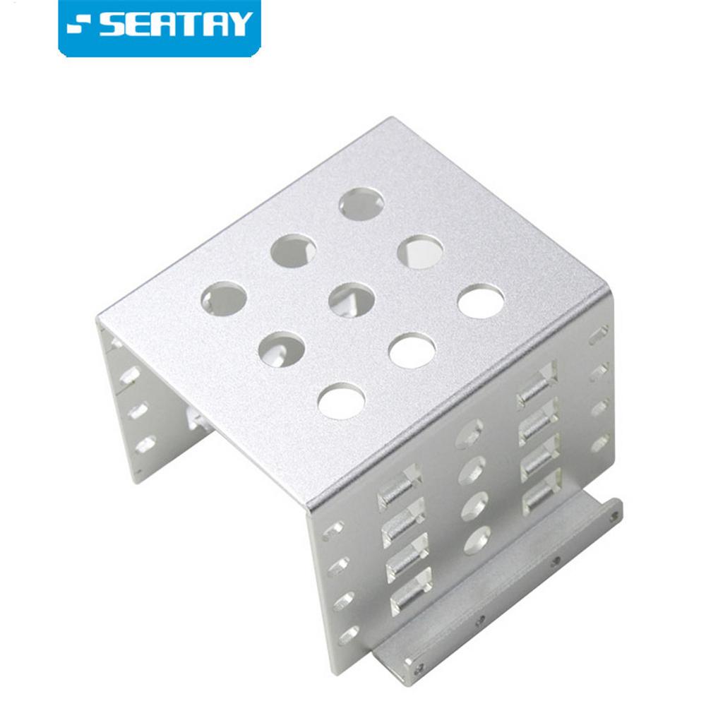 2.5-inch Hard Disk Bracket 2.5 To 3.5 Notebook SSD SolidState Mechanical Expansion Built-in Aluminum Alloy Hard Disk Bracket серебряный