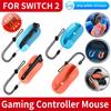 2Pcs Mini Portable Mice with Lanyard Left+Right Controller Bracket Stand Holder Handle Stand Holder for NS2 Gmaing Accessories