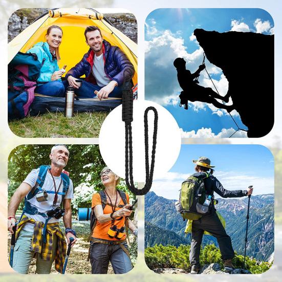Portable Braided Lanyard for Outdoor Activities Heavy Duty Paracords Lanyard with Buckle Strong