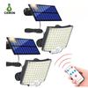 Waterproof LED Solar Street Light Outdoor  Solar Garden Street Lighting PIR Motion Sensor Light