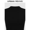 UR 2025 Women's Irregular Pleated Slim-Fit Knit Top