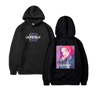 Autumn Anime KPop Demon Hunters Hoodie Harajuku Hip Hop Pullover Top Sweatshirt UNISEX Alphabet Sportswear Fashion Y2k Clothing