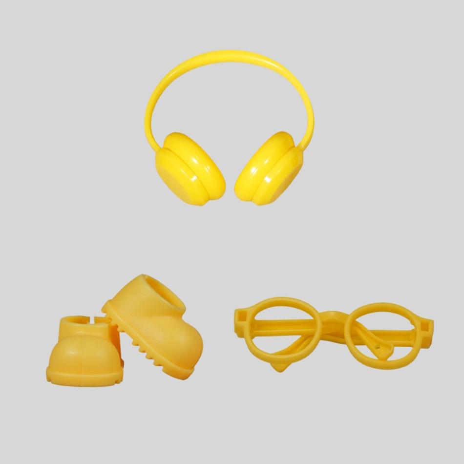 For Labubu Doll Accessories Mini Headphones Shoes Glasses For 15/17Cm Labubu Doll Clothing Accessories Girls Clothing Gifts