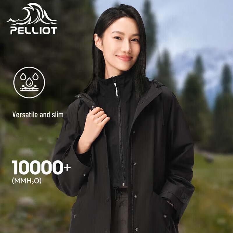 PELLIOT Women's Windproof Waterproof Outdoor Shell Jacket