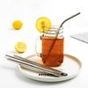 1PC 304 Stainless Steel Drinking Straw Reusable Rust Resistant Metal Tube Easy To Clean Smooth Edge Drinkware Part Cafe Use