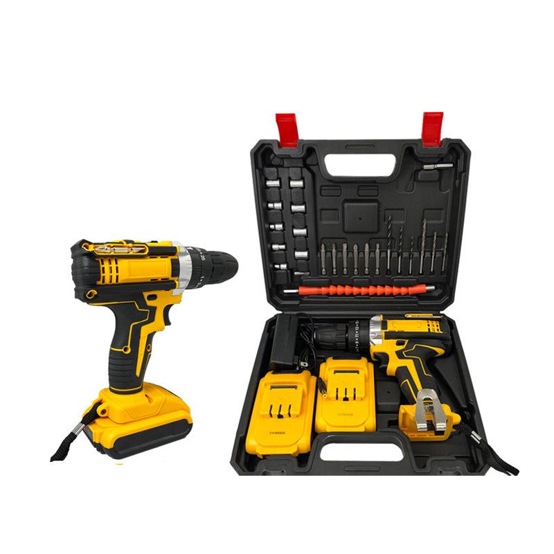 High Torque Lithium Battery Brushed Impact Drill with Three Functions
