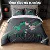 Ireland Rugby Design Bed Bedding Set 1 Duvet Cover + 2 Pillowcases Soft Breathable Household Bed Linens