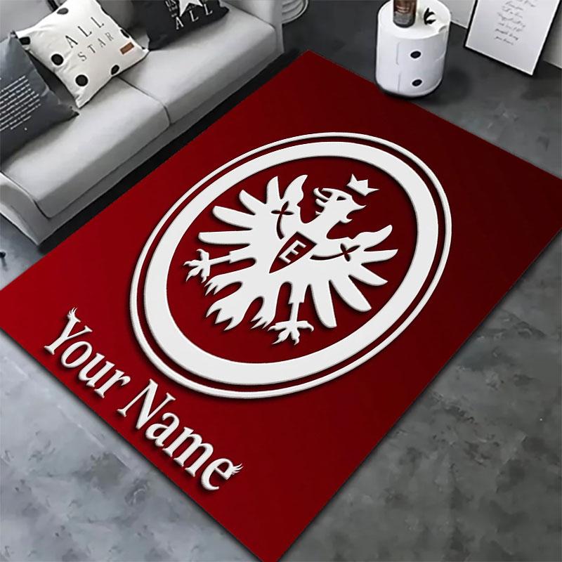 Eintracht Frankfurt Custom Name Carpet Rug for Living Room Bedroom Home Sofa Decoration,Kids play Non-slip Floor Mat