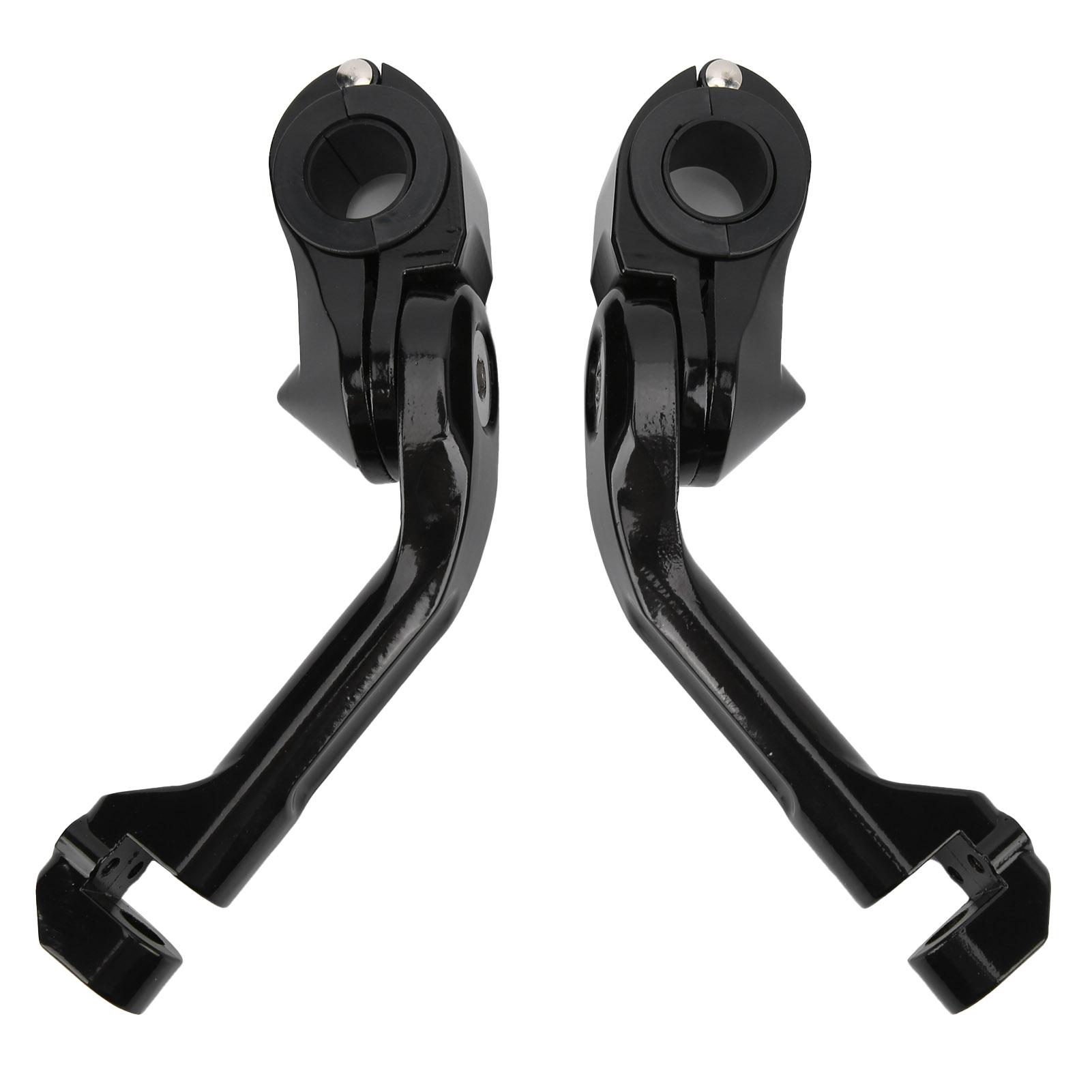 

Pair Motorcycle Footrest Clamp 360 degrees Adjustable for Honda 32mm 1.25in Highway Engine Guards
