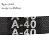 Kozelo A-40 Drive V-Belt 1020mm Inner Perimeter A-Section Rubber Drive Belt Wound for Transmission
