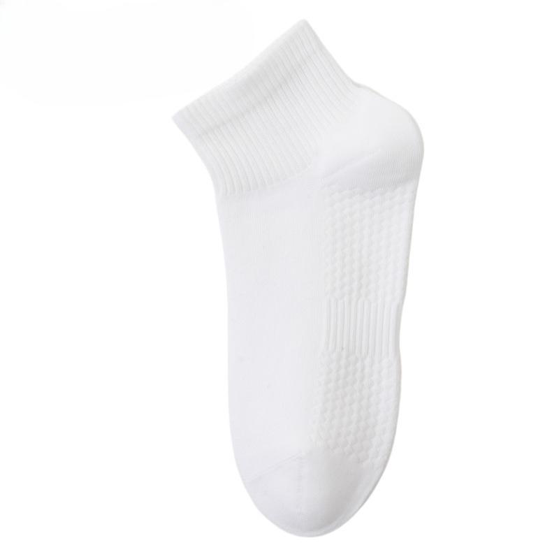 

Silk Stockings for Summer, Lightweight Short Socks for Men, Massage Bottom, Antibacterial and Deodorizing, Sports Socks 1 pair білий