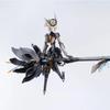 1/10 Rosado Mecha Girl Model Kit 3-Head Petal Armor Action Figures Assembly Toy With Effect Parts Collectible Gift Desktop Decor