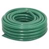 vidaXL Gartenschlauch mit Kupplung-Set Grün 0,75" 50 m PVC