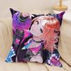 EEnsemble Stars anime Cushion Cover Silky Short Plush Invisible Zipper Dustproof Sofa Pillow Case for Home Decor
