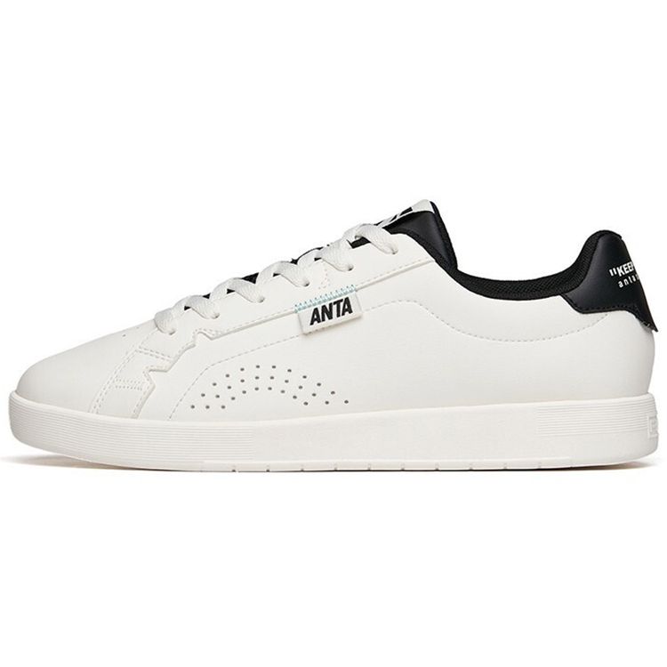 Anta Lifestyle Series Fashion Casual Low-Top Skate Shoes Men sneakers White Black 112218062-3