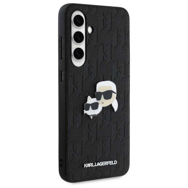 Karl Lagerfeld Klhcs24Fepgklkcpk Sam S24 Fe S721 Black Hardcase Monogram Karl&Chaoupette Head Pin