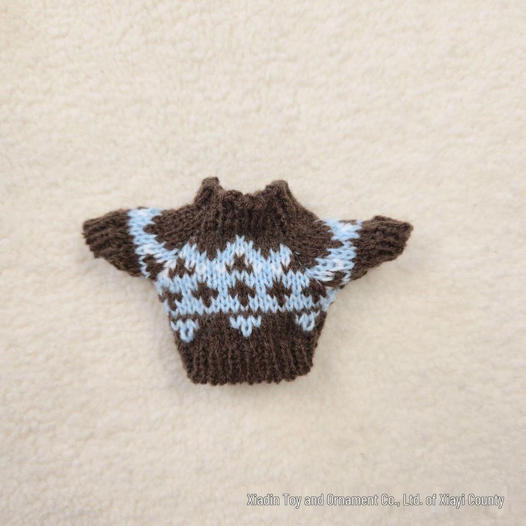 10cm West Highland Hund Baby Docka Bomull Ersättning Tröja